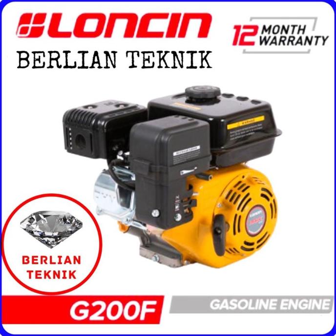 Mesin Penggerak Bensin Engine Gasoline Loncin G 200 / 6.5 Hp