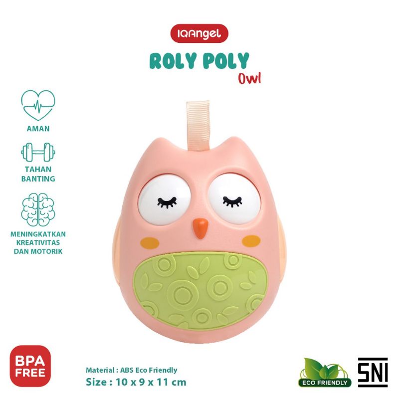 Iqangel Roly Poly Owl Toys