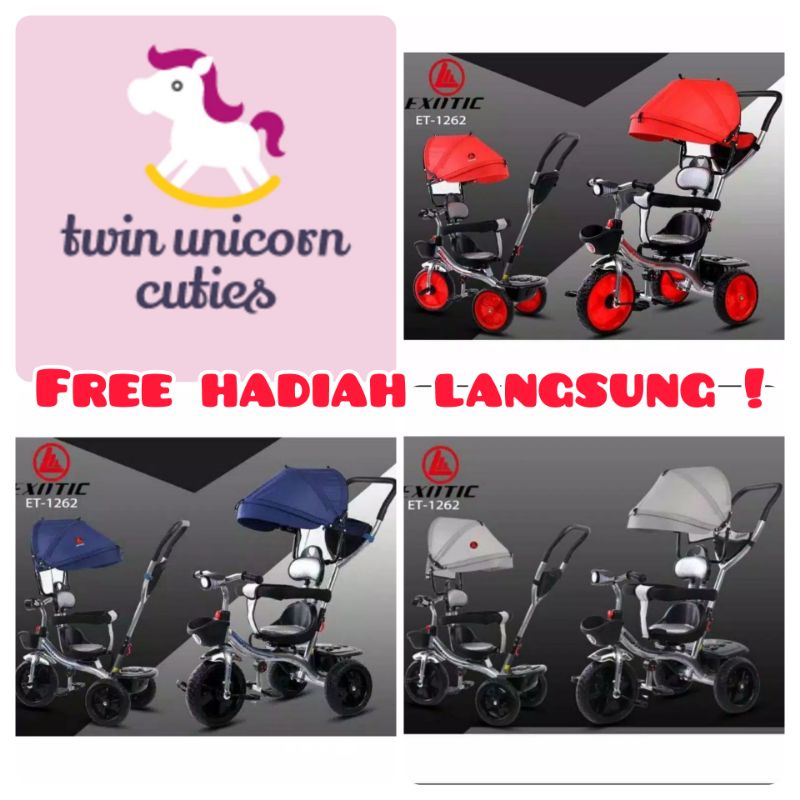 sepeda roda tiga stroller ET-1262