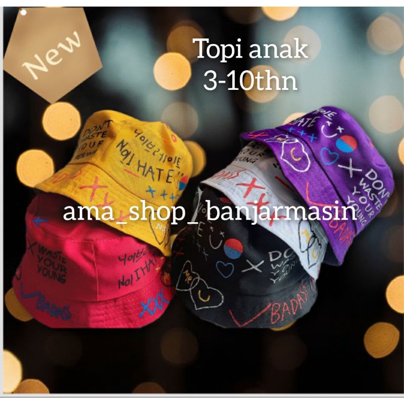topi anak / buket anak