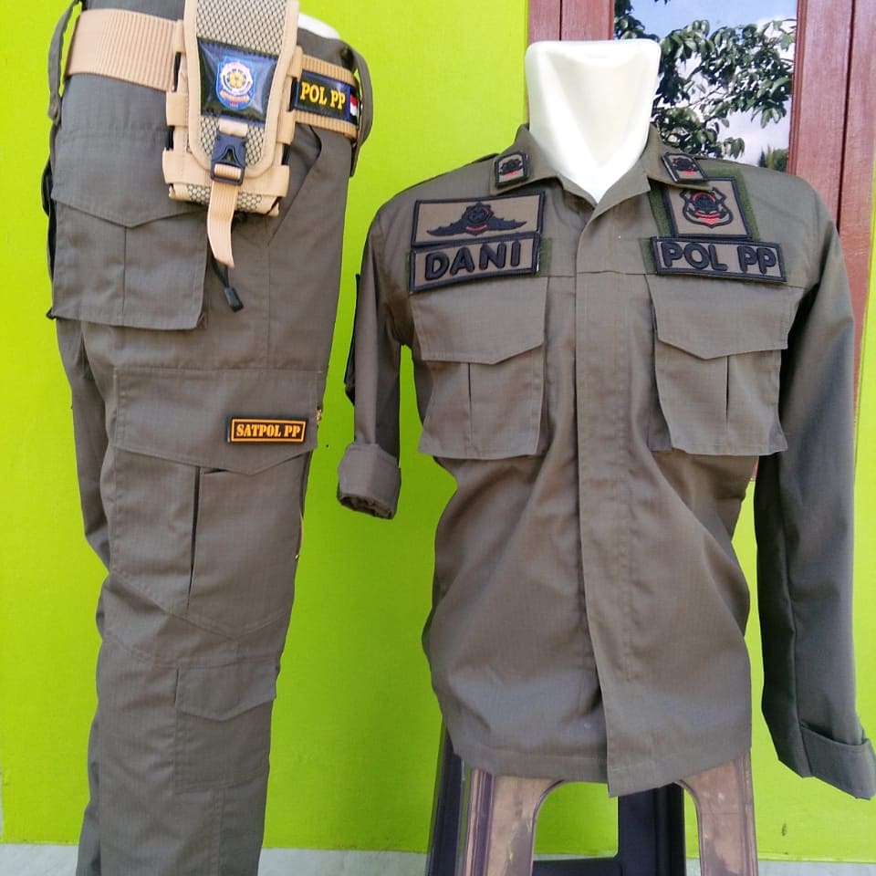 pdl pol pp baju satpol pp model NKRI