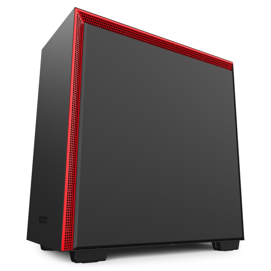 NZXT H710i Matte Black Red Tempered Glass Mid Tower Gaming Case (Up to E-ATX)