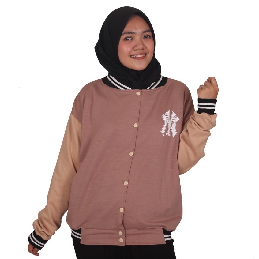 Public - Jaket NY Baseball - Jaket Baseball Unisex