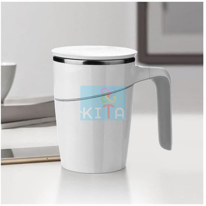 Gelas Mug Stainless Anti Tumpah YOUPIN FIU 470mL