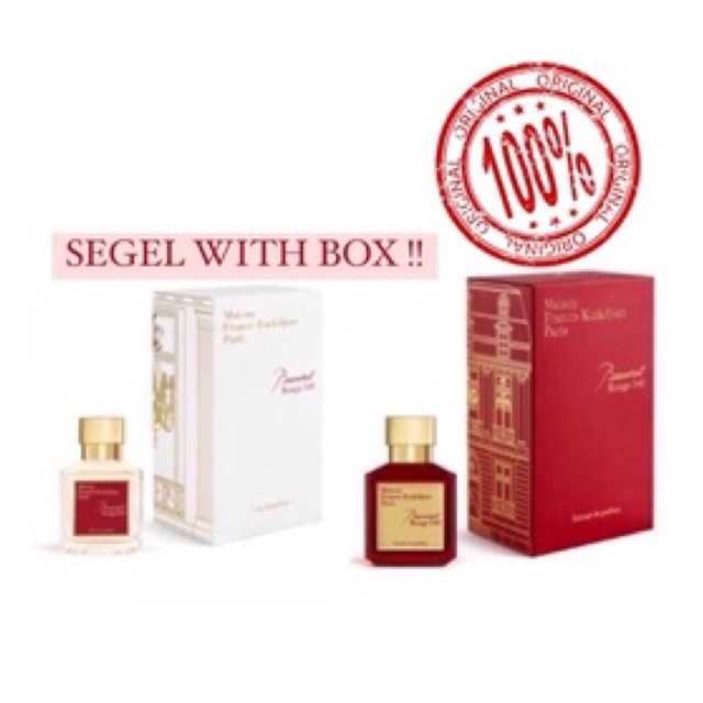 MFK BACCARAT ROUGE 540 EDP EXTRAIT 35ML 70ML 200ML (MAISON FRANCIS KURKDJIAN) SEGEL