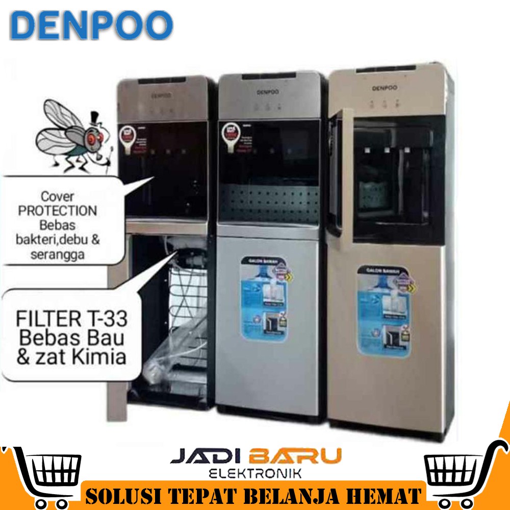 (READY COD) DISPENSER GALON BAWAH DENPOO DDB-59 / DDB 59 / DDB59 [NORMAL, HOT AND COLD] RESMI