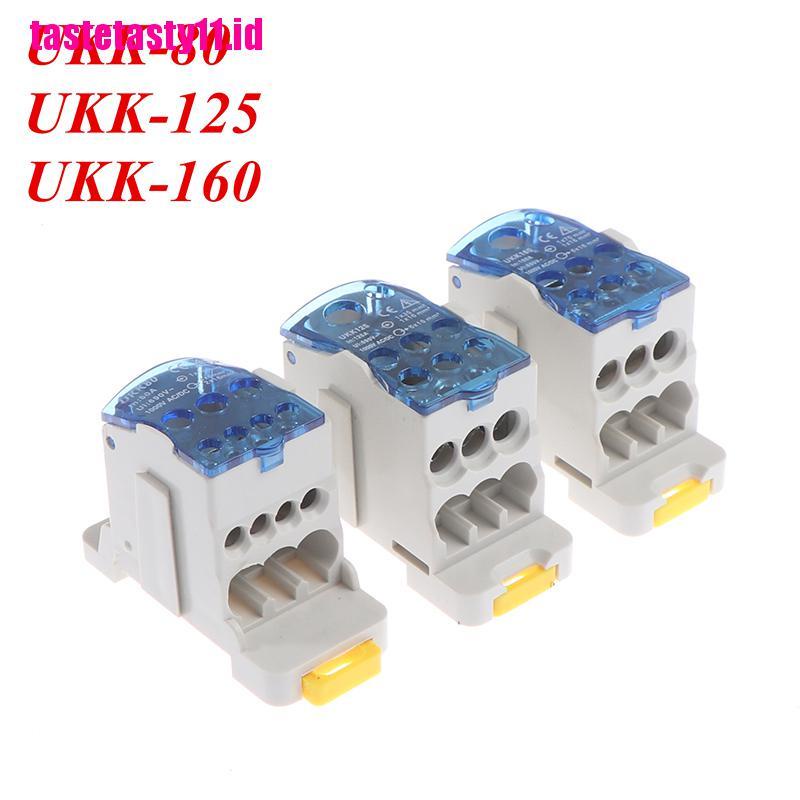 【TTID】UKK 80A/125A/160A 1 in multiple-out distribution box Din Rail Terminal ju