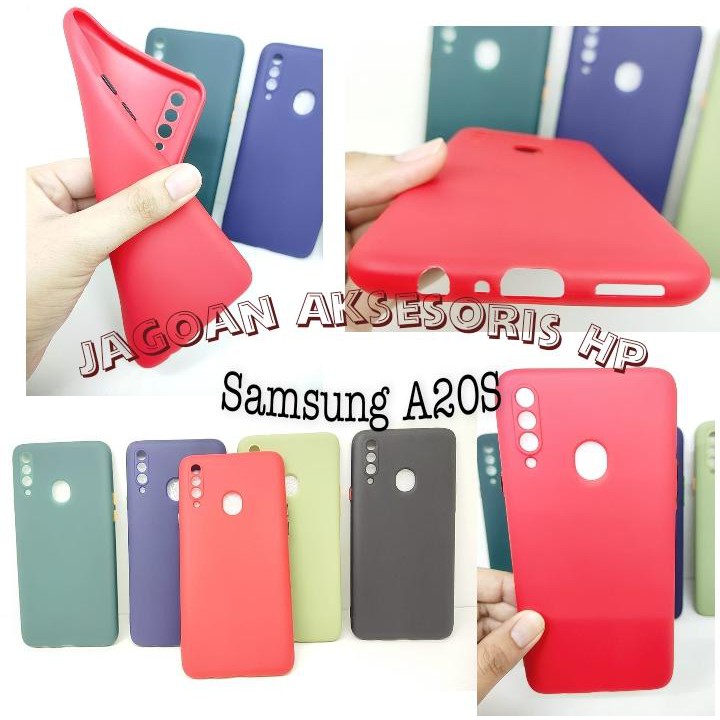 SMPC TPU Samsung A20s A207F 6.5 inchi SoftCase Macaron Protection Camera inch SoftCase Macaron