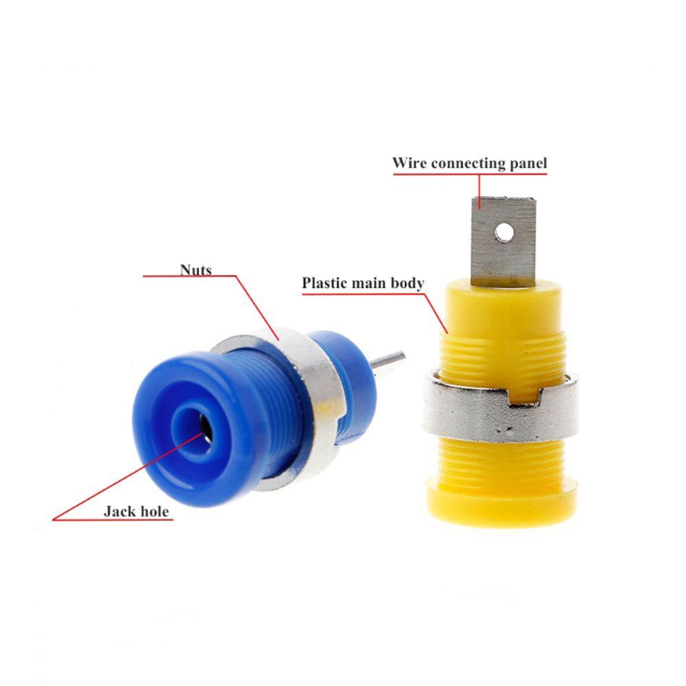 【 ELEGANT 】 Banana Socket Tahanan Tinggi 4mm Female Jack Binding Post Plug