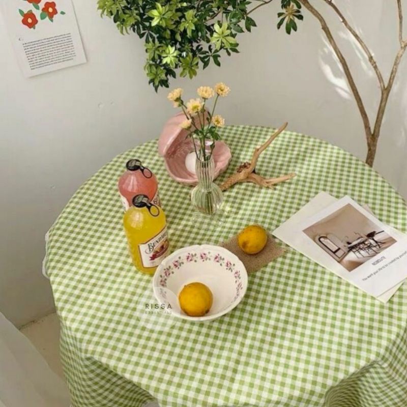 Properti Foto Napkin Alas Meja Kain Motif Kain Piknik Serbet Taplak Meja Prop Foto Layout Aesthetic Foto Studio Rissa Essentials