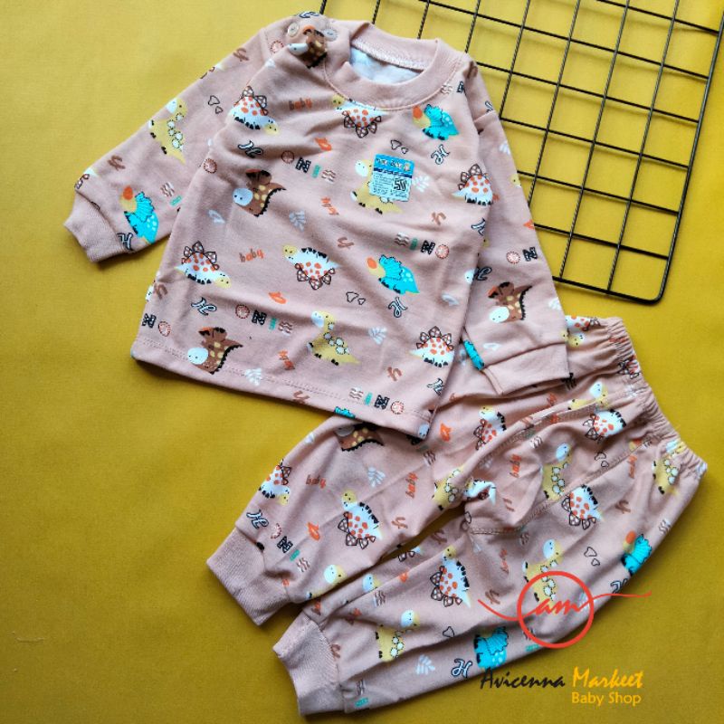 setelan piyama premium bayi 3-36 bulan