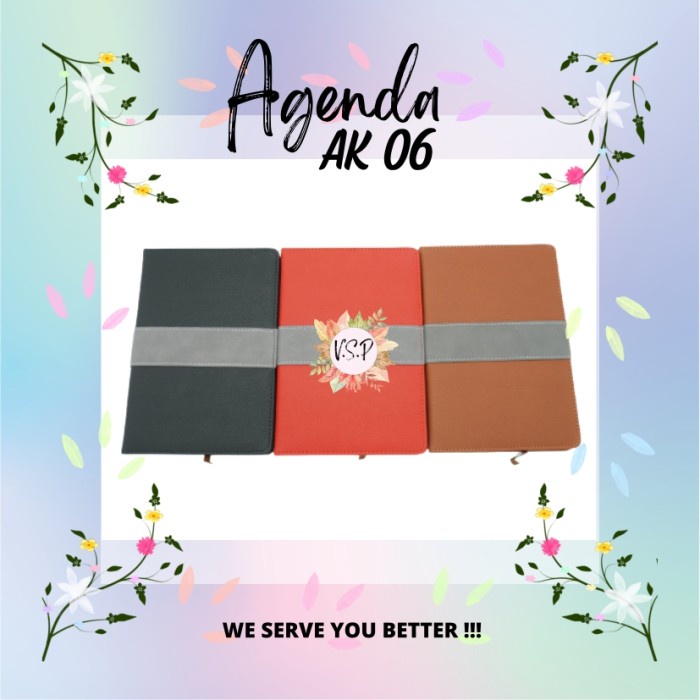 

Agenda & Planner Jurnal Diary AK 06 / Souvenir Notebook Hard Cover