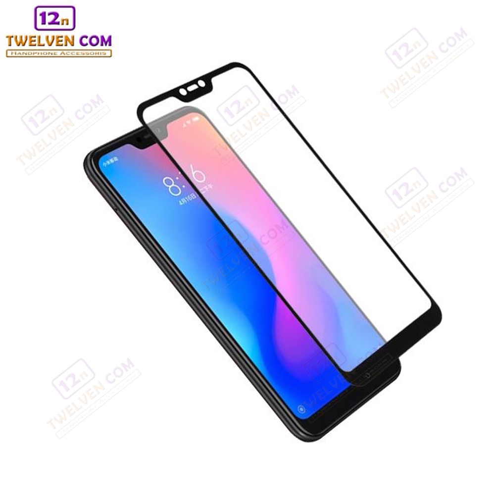 [FLASH SALE] zenBlade 5D Full Cover Tempered Glass Xiaomi Mi A2 Lite (Redmi 6 Pro) - Hitam