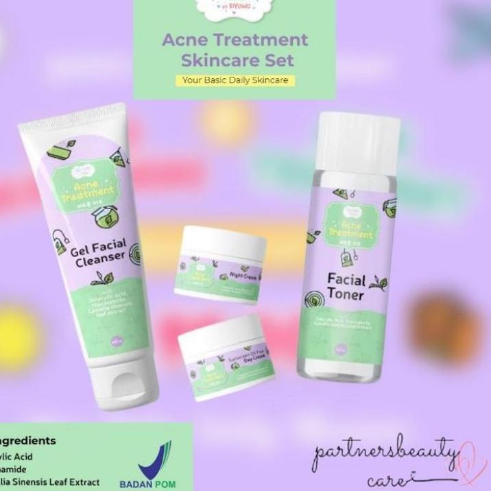 (sbzh-67) (Ready SIAP KIRIM) Paket Skincare Yeppu-Yeppu By Kiyowo FULL Size BPOM Halal Paket Skincar