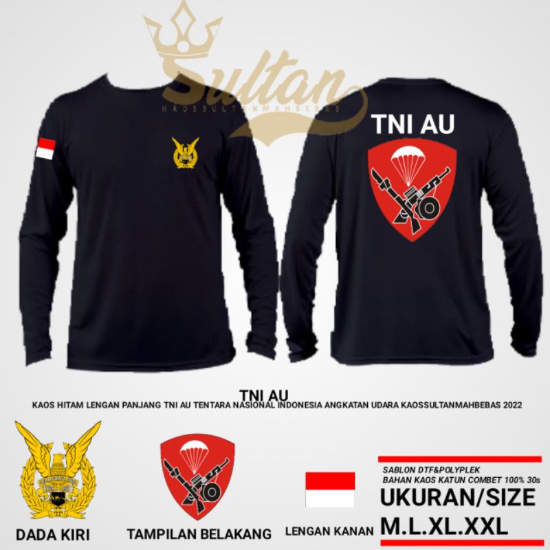 kaos TNI AU/baju TNI AU