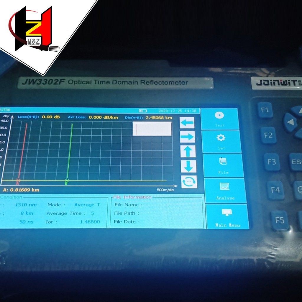 OTDR Joinwit 3302f Optical Time Domain Reflectometer/JW3302F Fiber Optik JW3302F