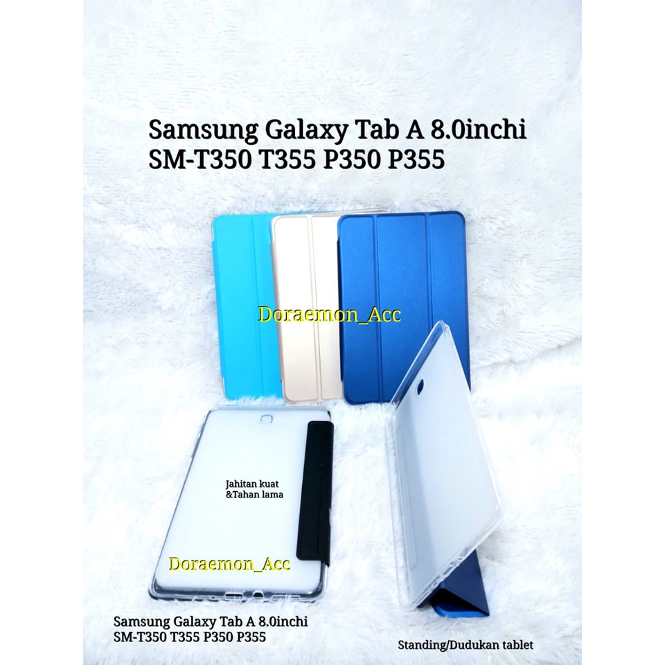 Flip Shell Book Cover Standing Samsung Galaxy Tab A 8.0inchi SM-T350 SM-T355 SM-P350 SM- P355