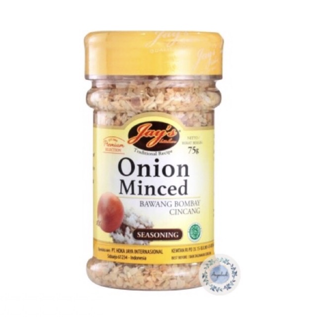 

Jay's Kitchen Onion Minced / Bawang Bombay Cincang 75gr