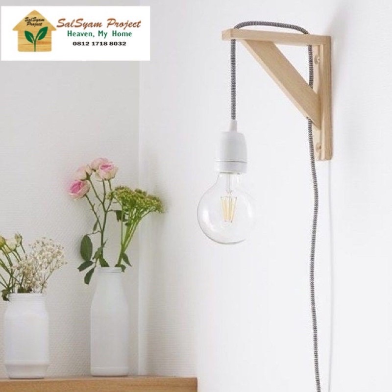 Bracket Siku Kayu Jati Belanda Murah Ukuran 30x30cm / Siku Ambalan Bracket Kayu Lampu gantung Dekora