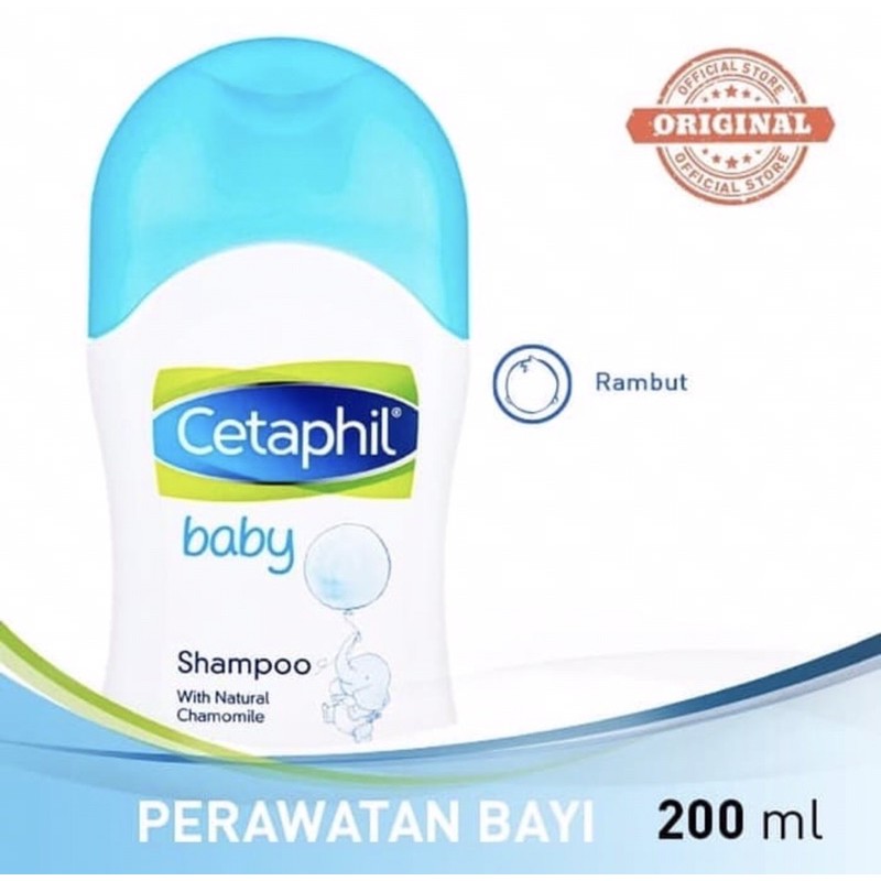 Cetaphil baby shampoo 200 ml ( shampoo khusus memelihara kesehatan rambut bayi )