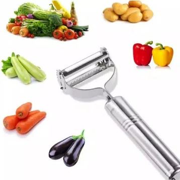 PEELER / PISAU PENGUPAS KULIT BUAH DAN SAYUR 2IN1 STAINLESS PEELER / PENGUPAS KENTANG BUAH SERBAGUNA