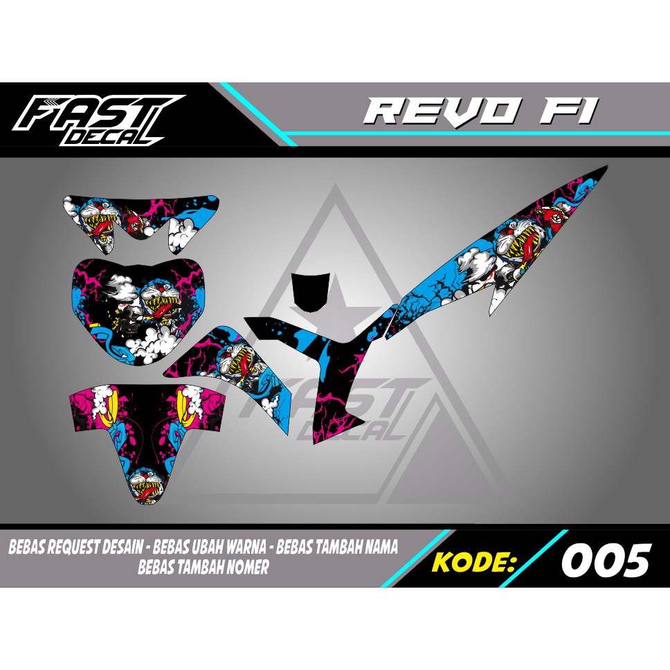 Decal revo fi stiker revo fi FD-005