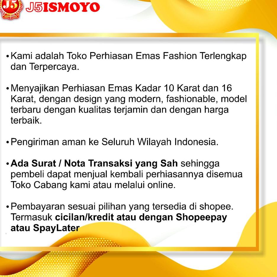 SALEE.. Anting Emas Toge Dewi J5 Ismoyo