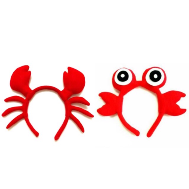 Bando Karakter Kepiting Kostum Kepiting Cosplay Crab Kostum Ikan Bando Kepiting Crab Kostum