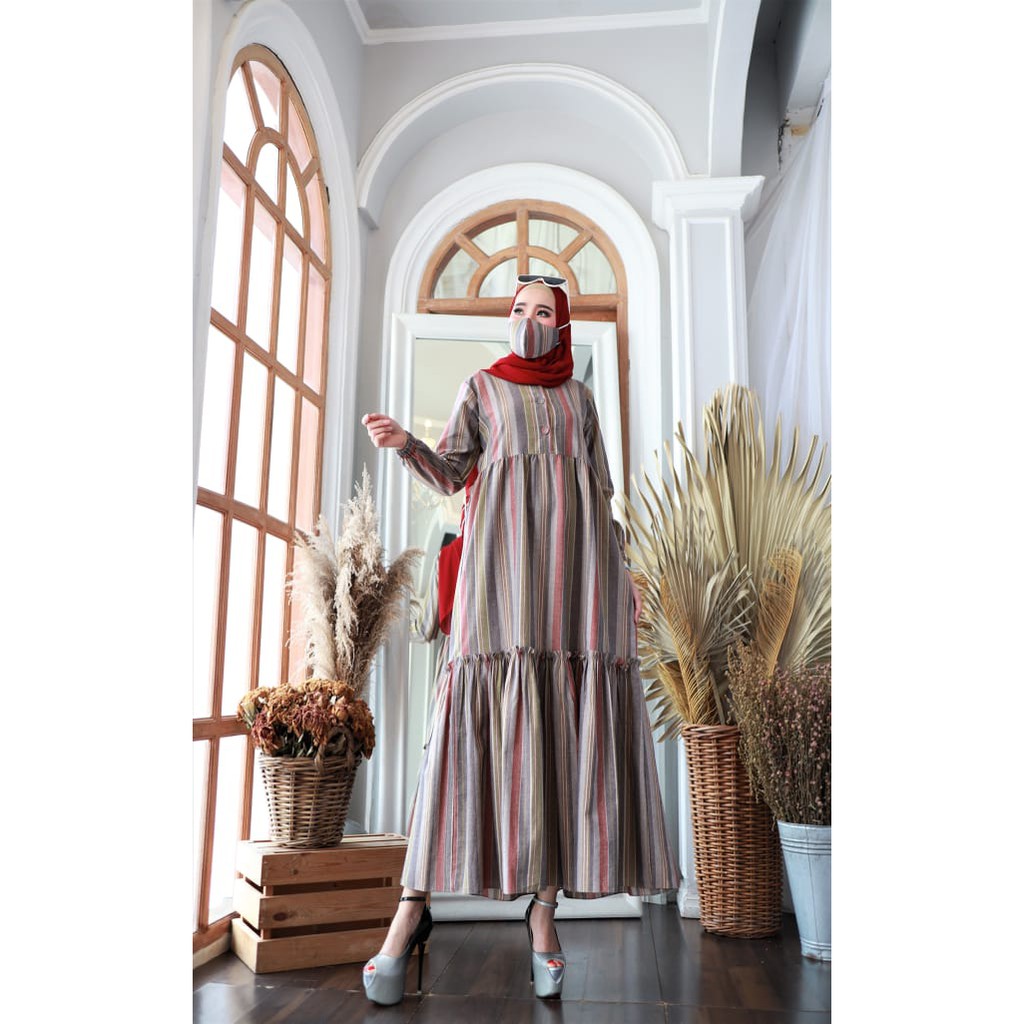 BAJU SETELAN UNAZA GLAMZ/ LENGAN PANJANG /TUNIK/DRESS KEINIAN/ORI GLAMZ/LINEN/