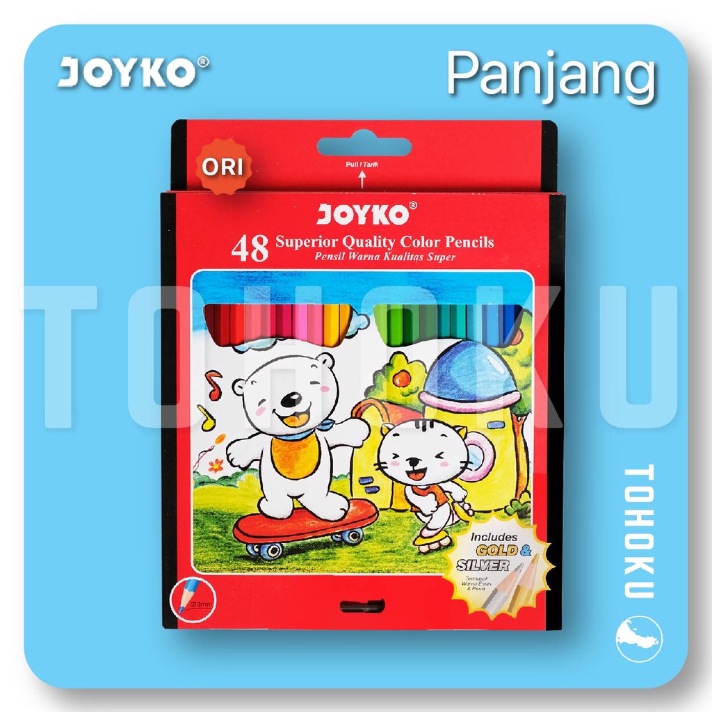 

Joyko 48 Classic Color Pencils - CP-48PB