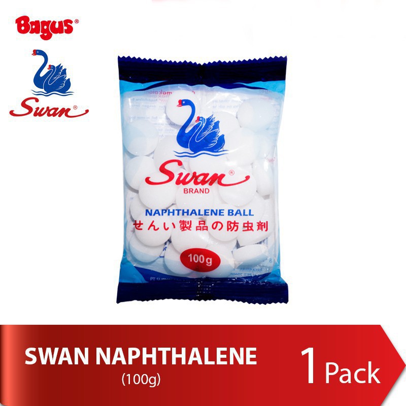 Swan Naphthalene Disk Ball Putih Kamper Kapur Barus 100 Gr 100 gram