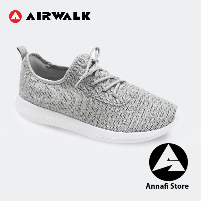 JUAL SEPATU SNEAKER WANITA AIRWALK GRIDA AIWX9F1226LG - LIGHT GREY