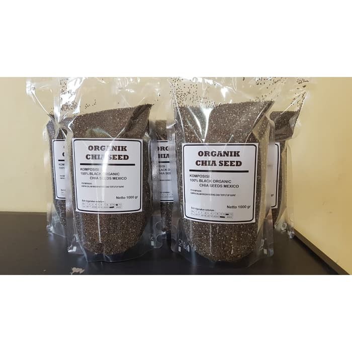

1 kg Black Chia Seed chiaseed organic makanan diet sehat organik murah
