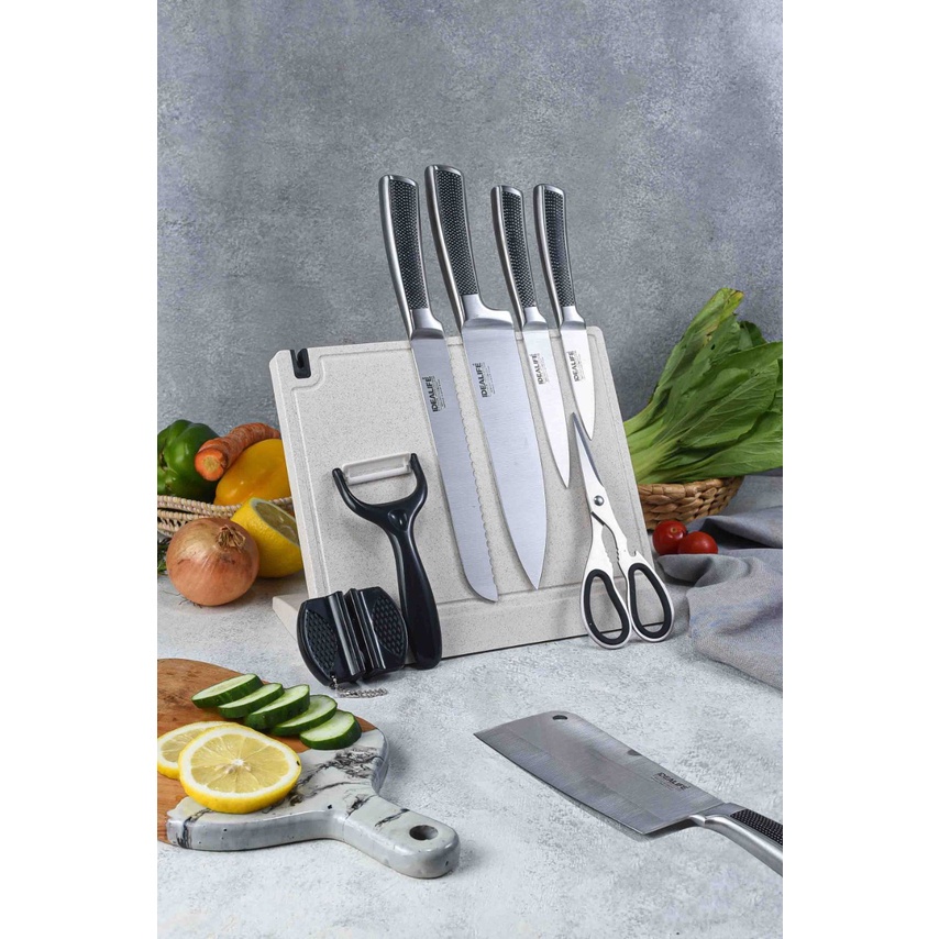 Professional Knife Set Perlengkapan Pisau Dapur IL163s IDEALIFE