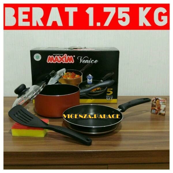Panci Set Lengkap Anti Lengket Maxim Venice