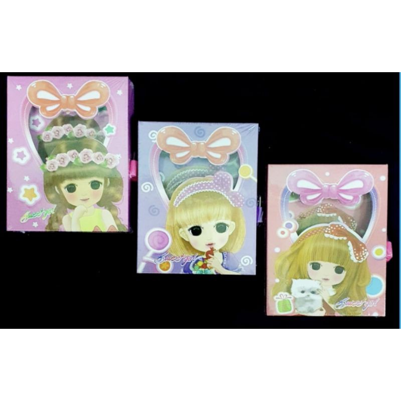 diary ada GEMBOK/diary anak/buku harian/buku catatan-GIRL