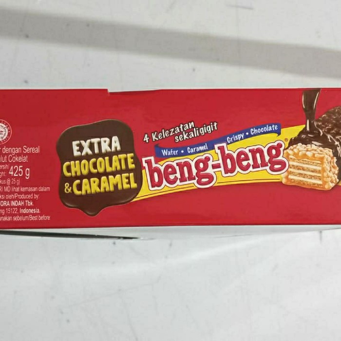 

WAFER COKLAT BENG-BENG (chocolate wafer) 17 pcs