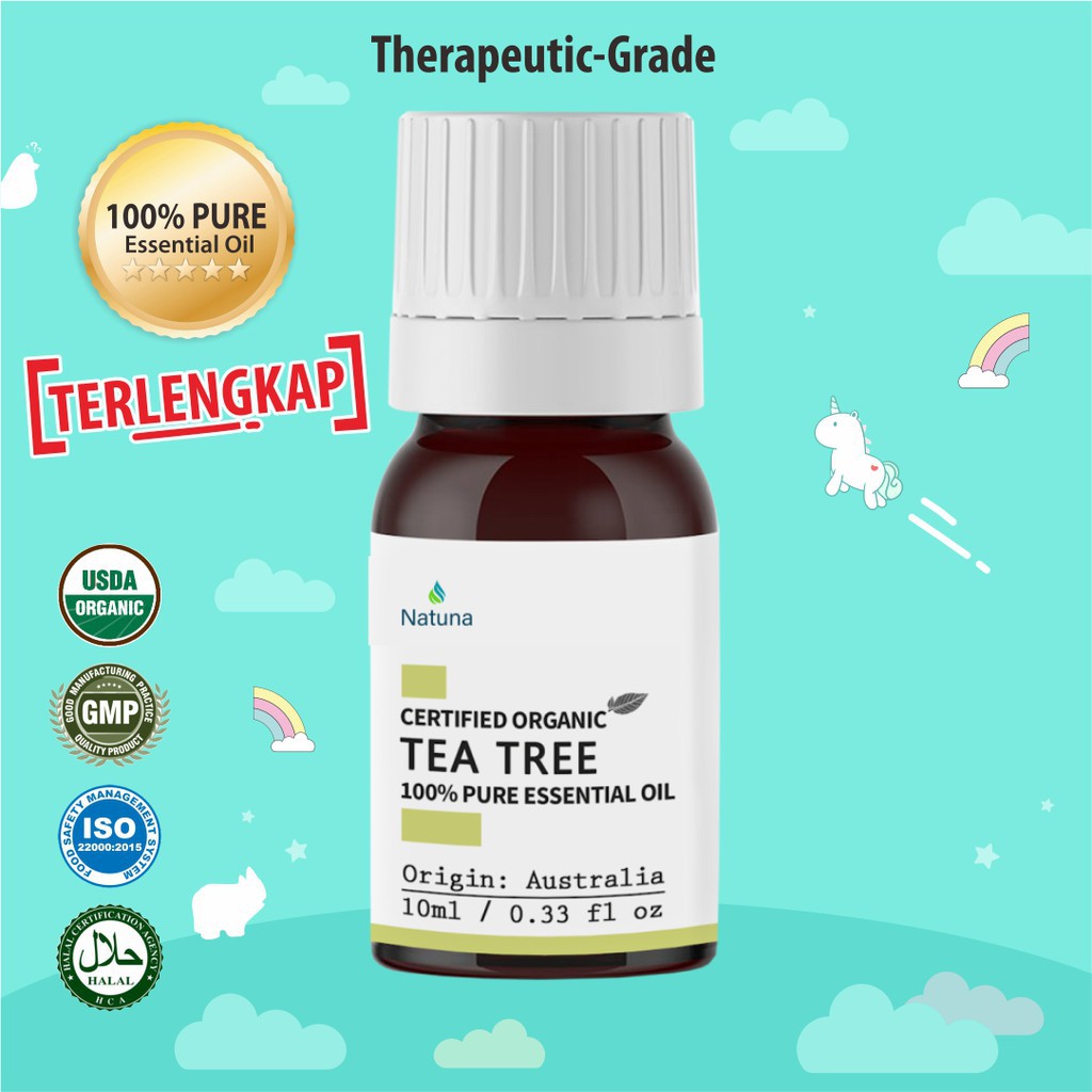 Natuna Tea Tree Essential Oil Minyak Essensial Atsiri Aroma Terapi EO Diffuser Difuser Humidifier