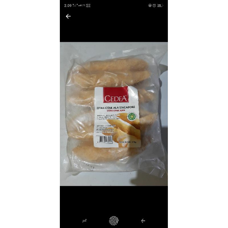 

Frozen food- Cedea 1kg