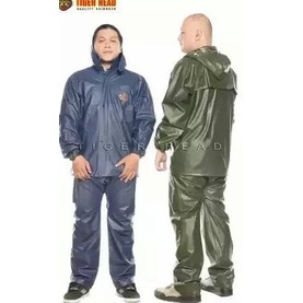 Jas hujan stelan celana karet tiger head profesional jh 68276