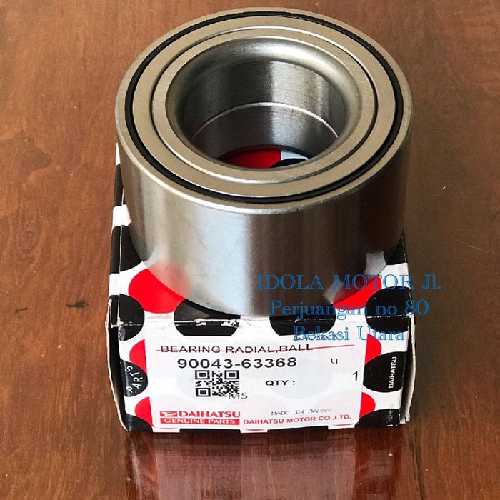 Bearing Laher roda depan gran max gmax grand max granmax 90043-63368