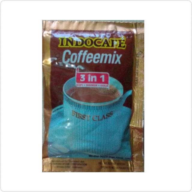 

TERMURAH!! 1 sheet INDOCAFE coffeemix [3 in 1 kopi+krimer+gula]@20g