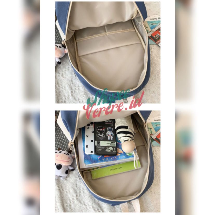 Joshee Tas Ransel  Wanita Backpack Pria Tas Sekolah Anak Nylon 0298