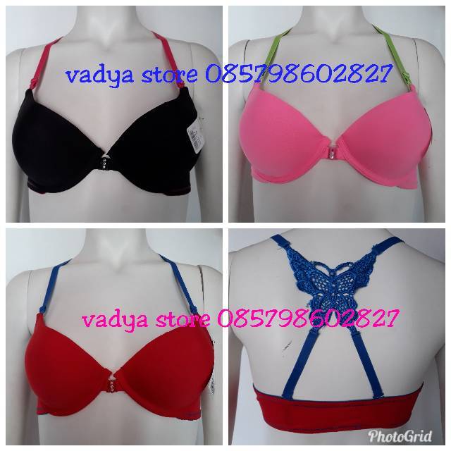 Bra kupu kupu / bh kait depan (ukuran kecil)