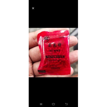 Batu korek sunflower isi 100 pc