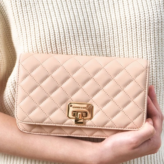 TAS CK WANITA QUILTED CLUTCH - CK048