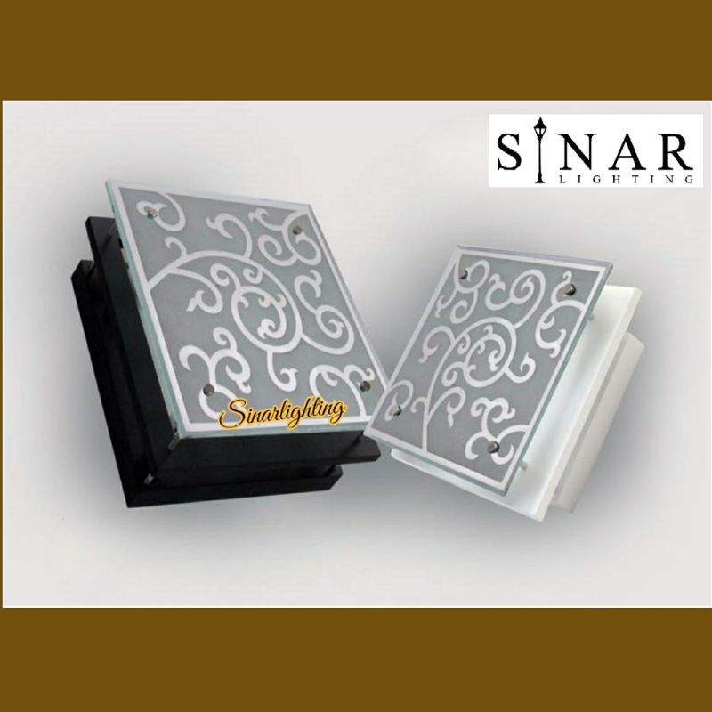 Lampu plafon minimalis kotak 7040/2 lampu