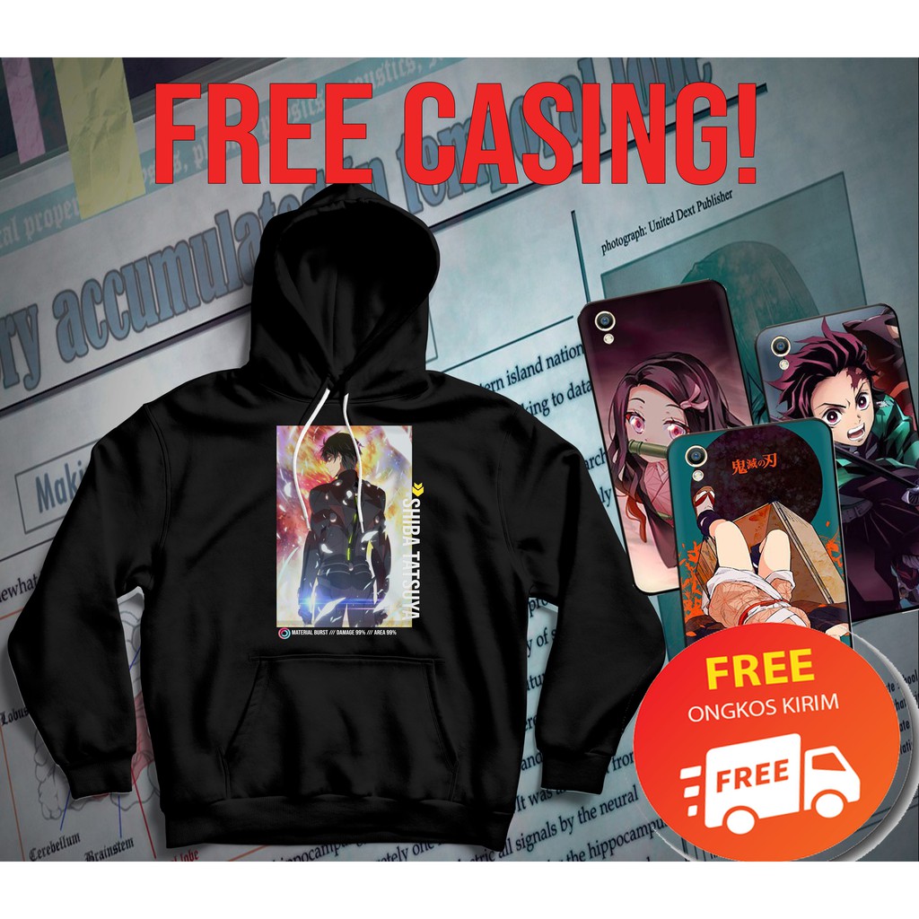 Hoodie Anime Tatsuya Shiba - Mahouka Koukou no Rettousei /// Nimelite.co