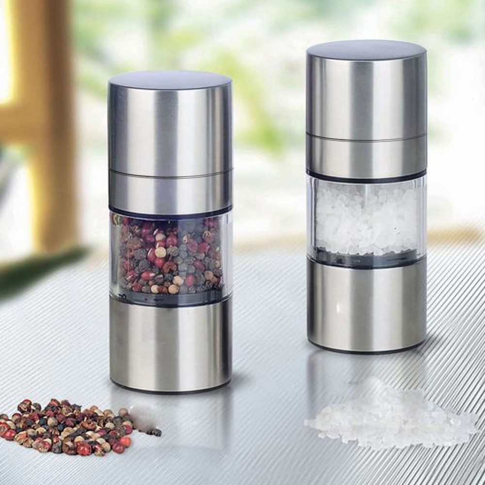 TD-AI Penggiling Biji Lada Manual Pepper Mill Grinder Stainless Steel - CIQ