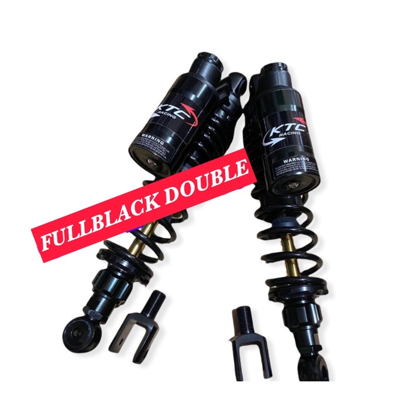 Shock shockbreaker belakang tabung atas ktc extrem 280/320/340mm nouvo jupz vega nmax pcx rxking dll-Fullblack
